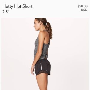 Lululemon Hotty Hot Shorts 2.5”